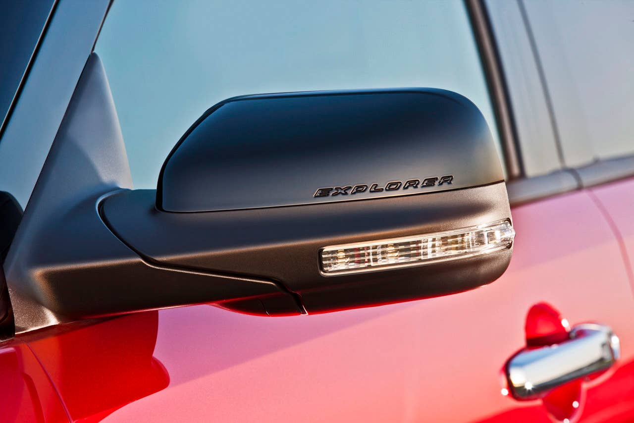 2013 Ford Explorer Sport: The first-ever high-performance Explorer model features a 365-horsepower, 3.5-liter EcoBoost V6, structural chassis enhancements for improved dynamics, and sporty design cues. (03/28/12)