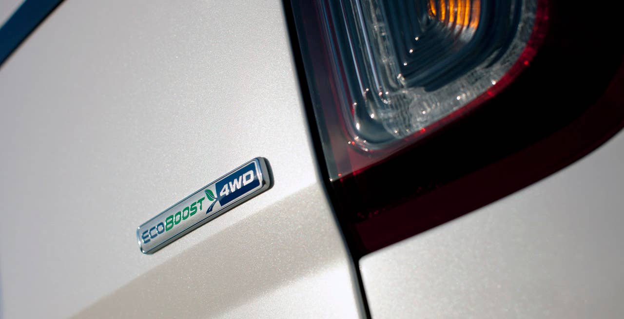 2013 Ford Explorer Sport: The first-ever high-performance Explorer model features a 365-horsepower, 3.5-liter EcoBoost V6, structural chassis enhancements for improved dynamics, and sporty design cues. (03/28/12)