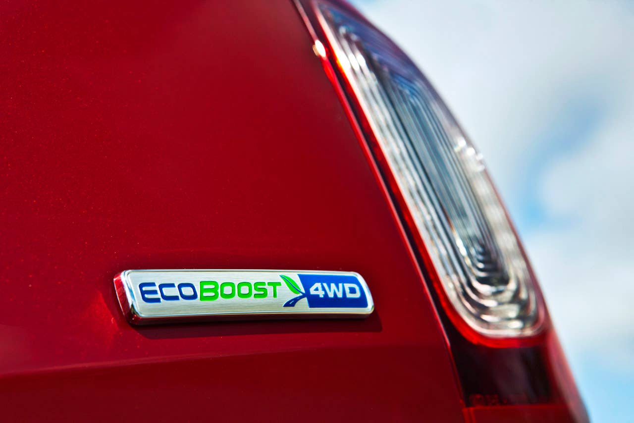 2013 Ford Explorer Sport: The first-ever high-performance Explorer model features a 365-horsepower, 3.5-liter EcoBoost V6, structural chassis enhancements for improved dynamics, and sporty design cues. (03/28/12)