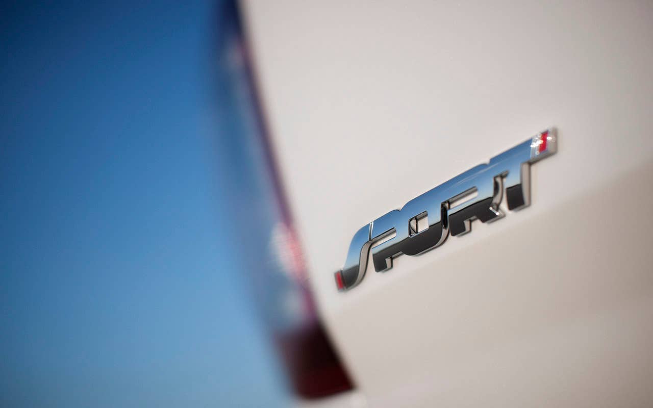 2013 Ford Explorer Sport: The first-ever high-performance Explorer model features a 365-horsepower, 3.5-liter EcoBoost V6, structural chassis enhancements for improved dynamics, and sporty design cues. (03/28/12)
