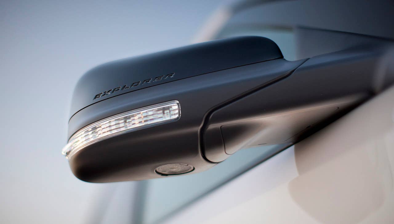 2013 Ford Explorer Sport: The first-ever high-performance Explorer model features a 365-horsepower, 3.5-liter EcoBoost V6, structural chassis enhancements for improved dynamics, and sporty design cues. (03/28/12)