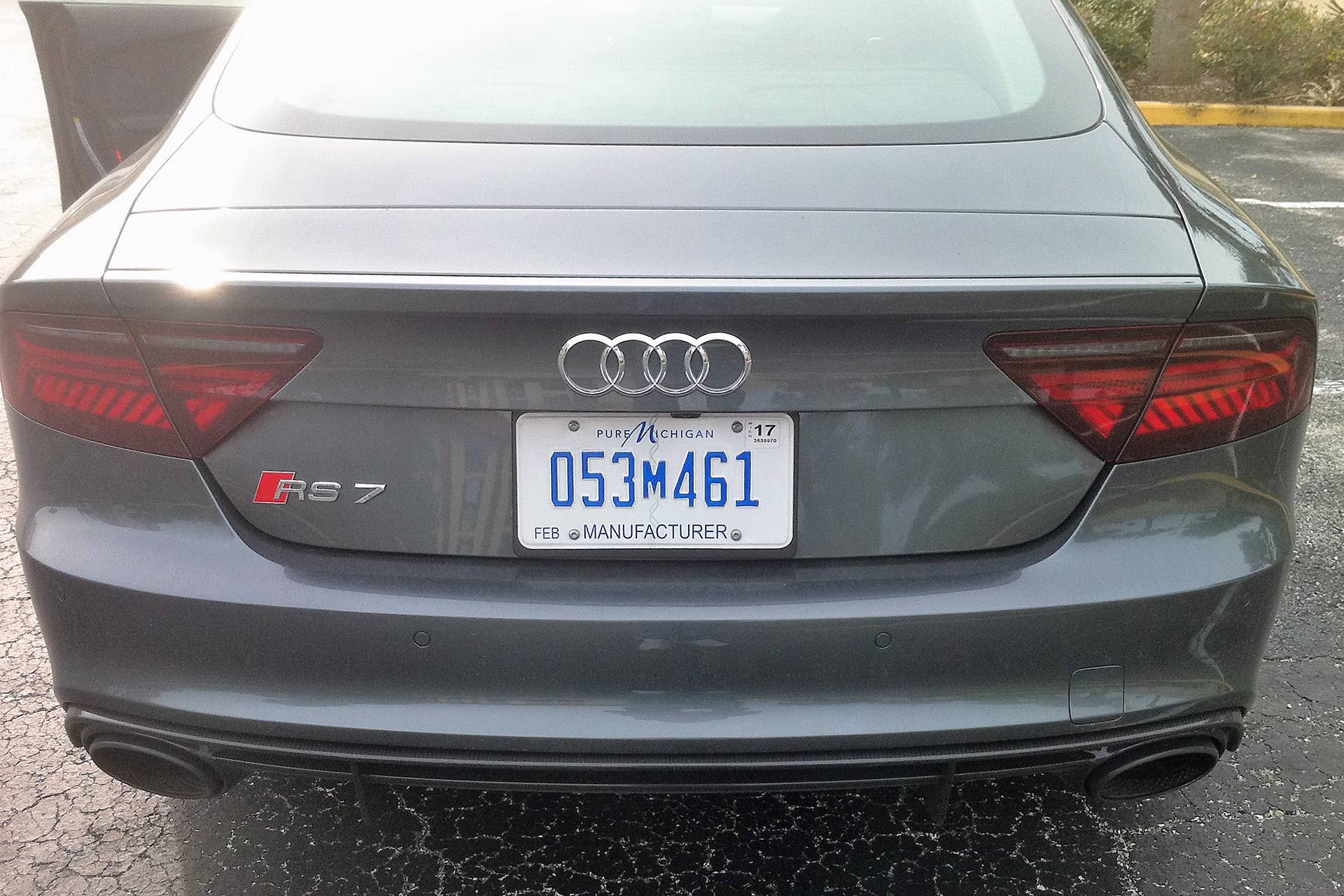2016 Audi RS 7 Performance rear details