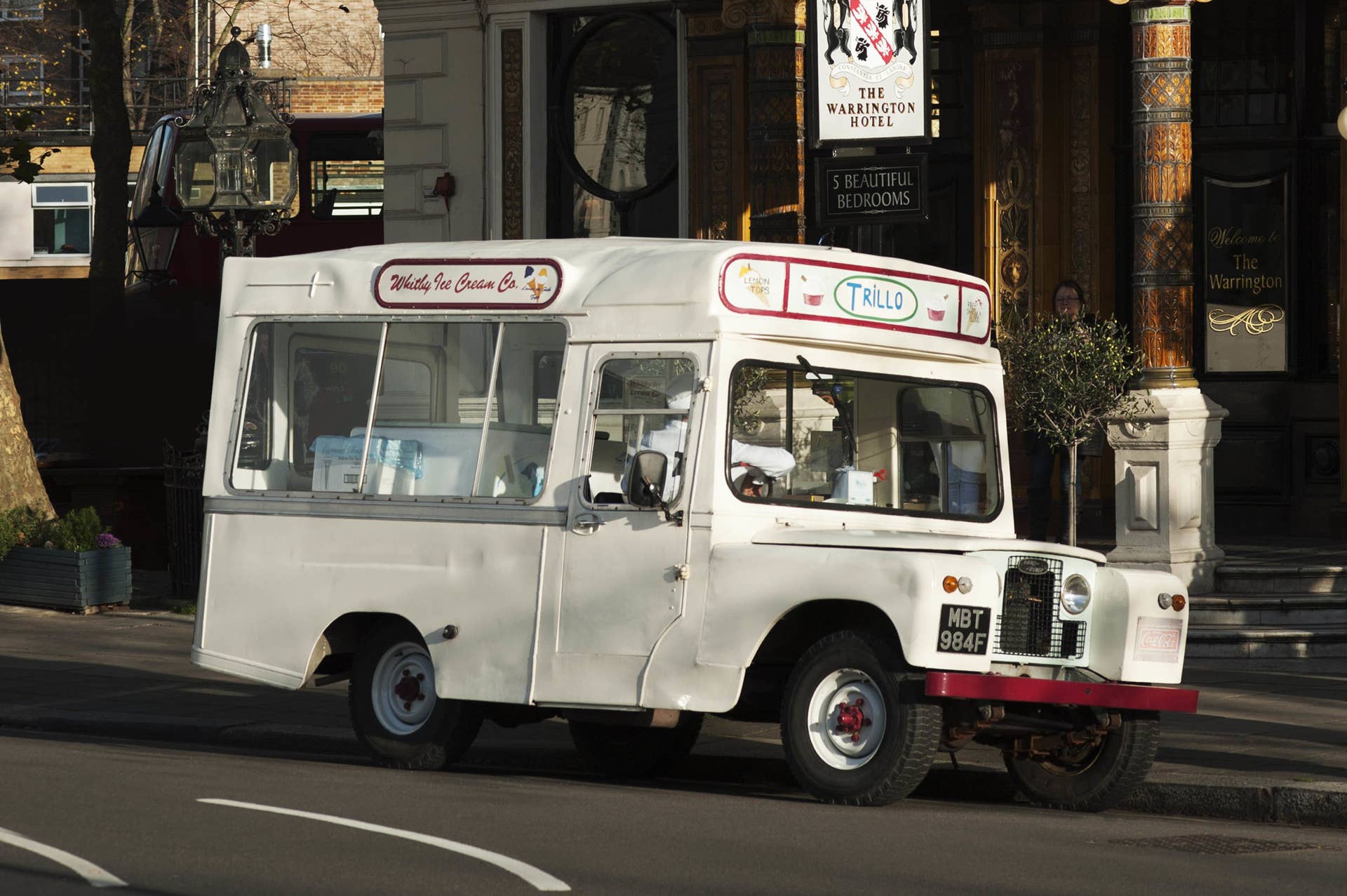 Land Rover Series I ice cream truck