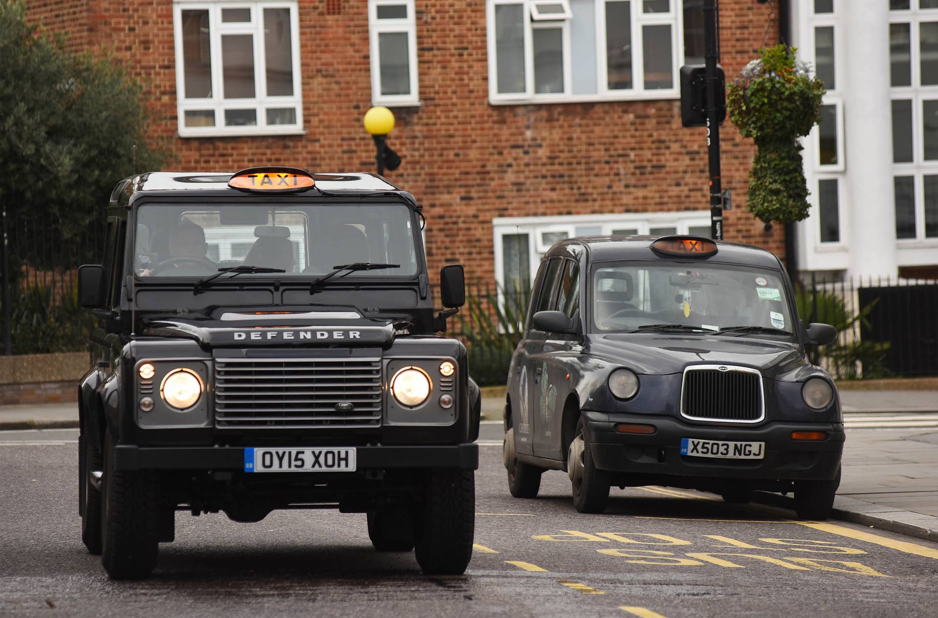 Land Rover Defender hackney carriage