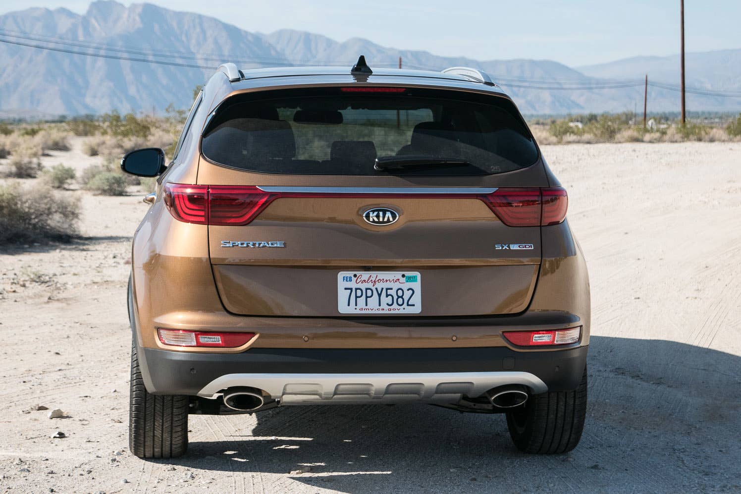 2017 Kia Sportage rear view