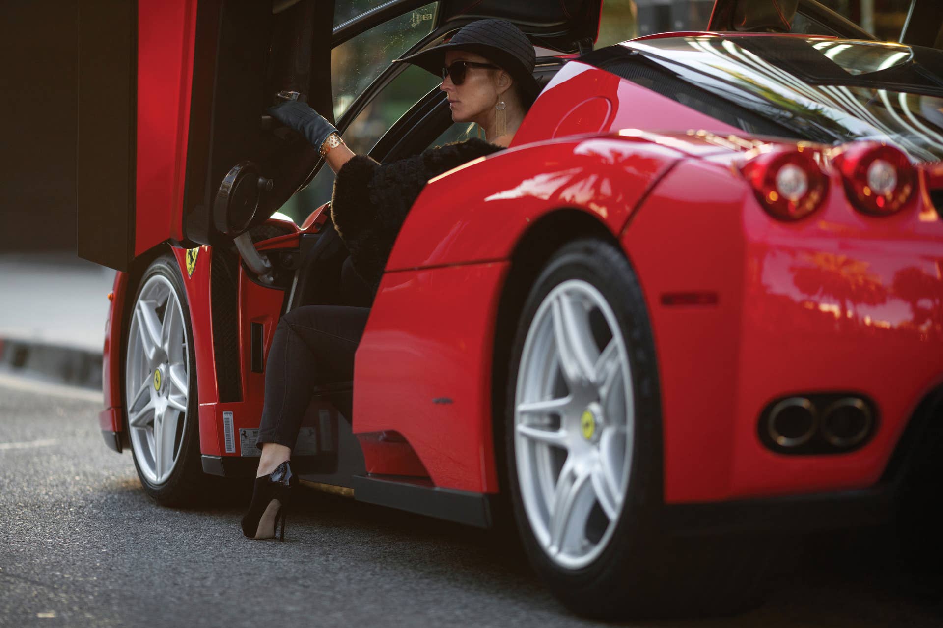 Floyd Mayweather 2003 Ferrari Enzo rear 3/4
