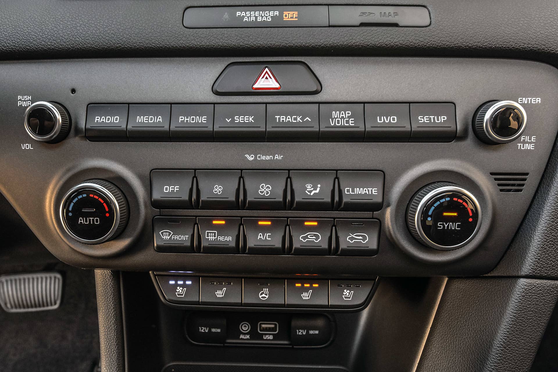 2017 Kia Sportage instrument panel