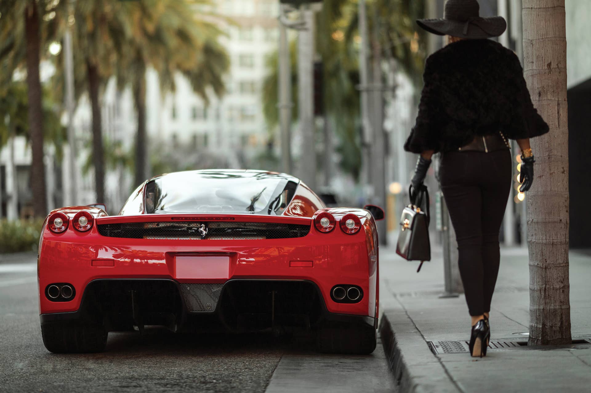 Floyd Mayweather 2003 Ferrari Enzo rear 3/4