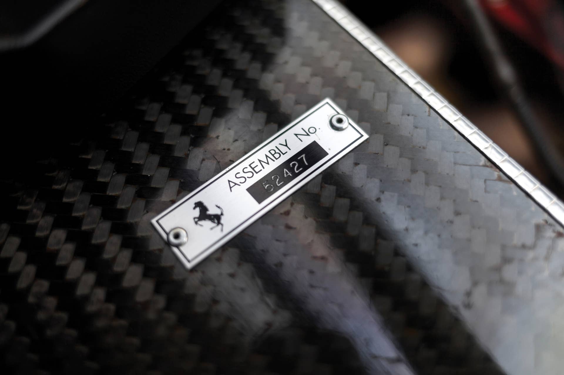 Floyd Mayweather 2003 Ferrari Enzo assembly number