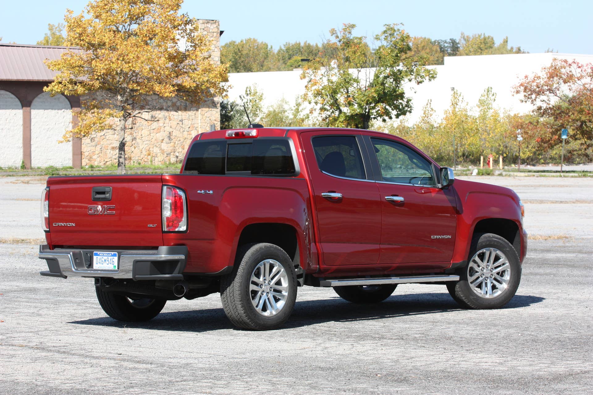 2016 GMC Canyon Diesel rear 3/4