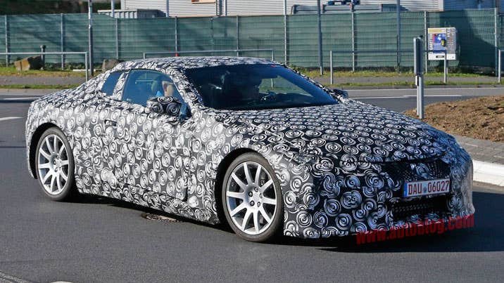 Lexus LC spy shots