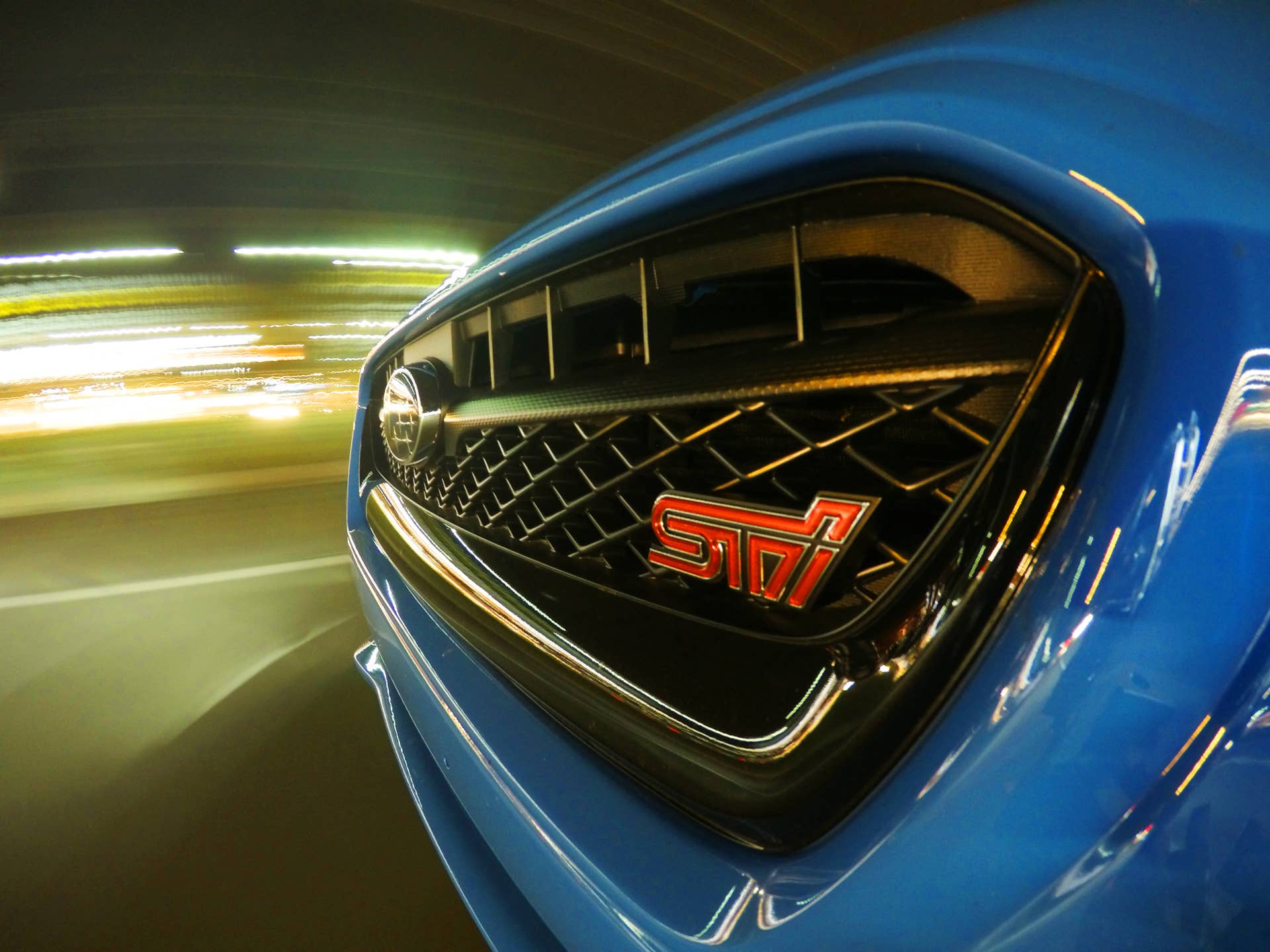2016 Subaru WRX STI HyperBlue Midnight Hyper Lapse