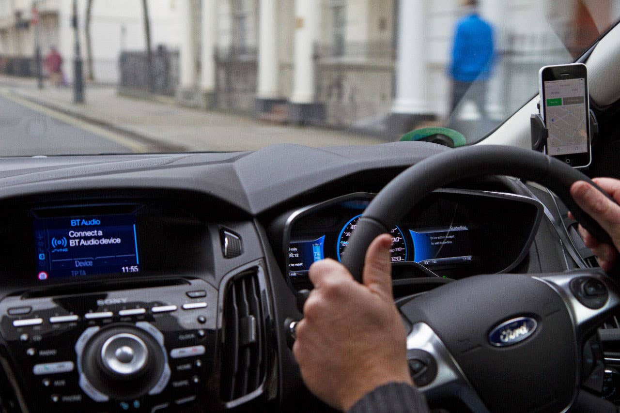 ford godrive carsharing in london driving