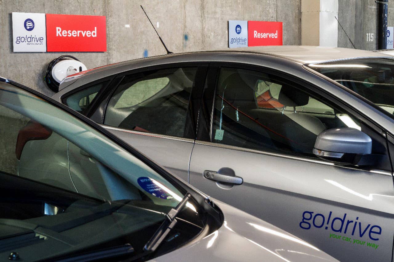 ford godrive carsharing in london decal
