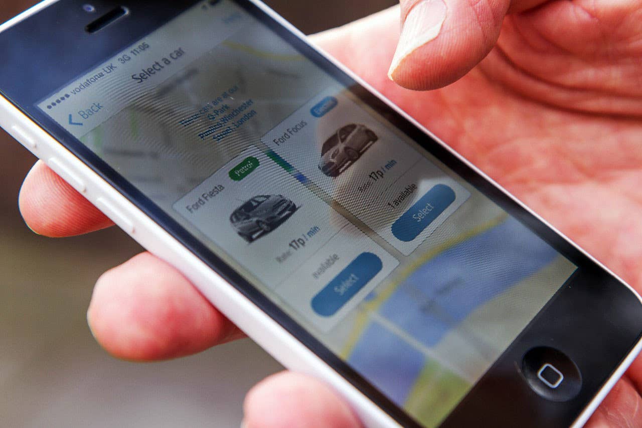 ford godrive carsharing in london booking