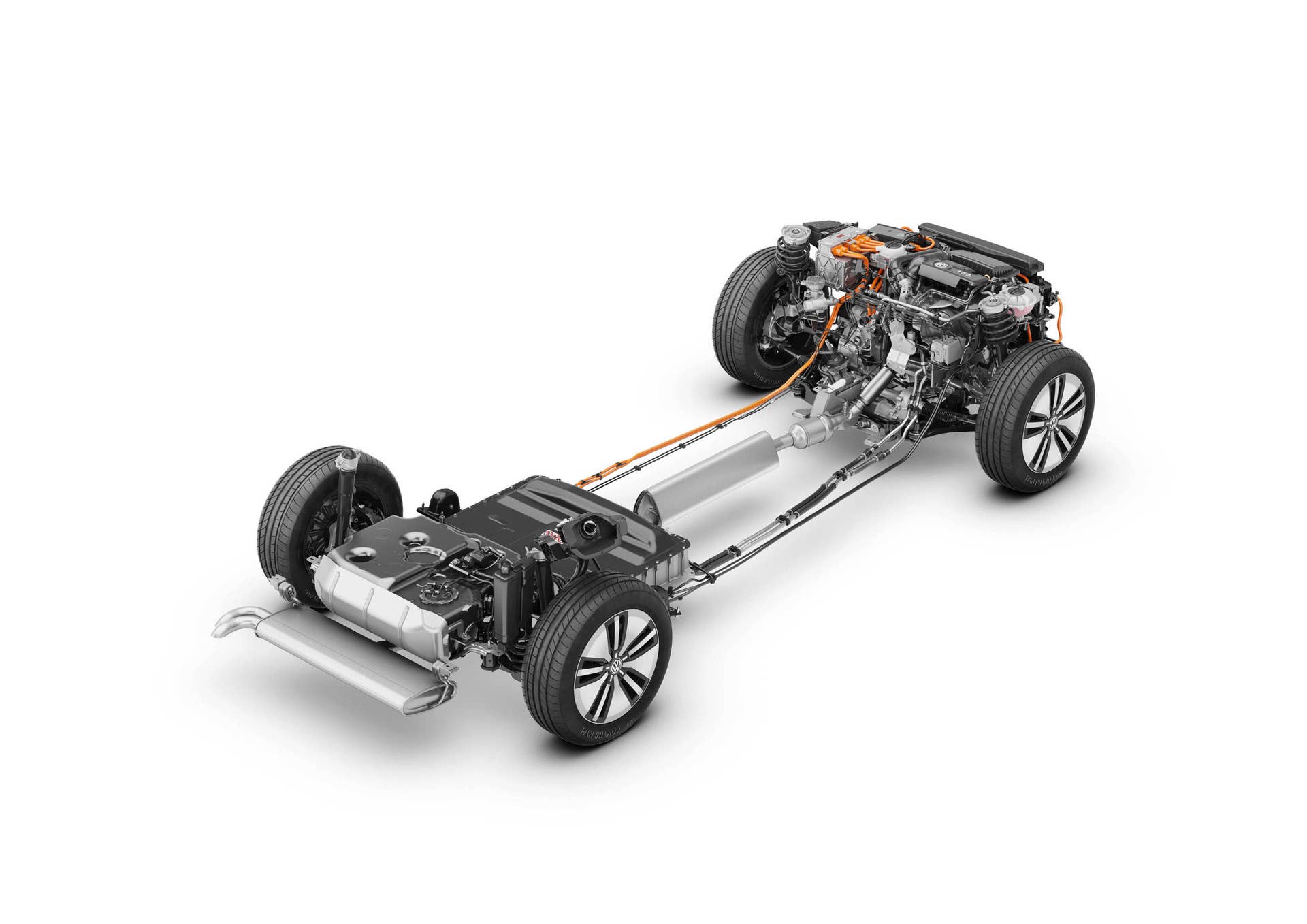 Volkswagen Passat GTE hybrid powertrain