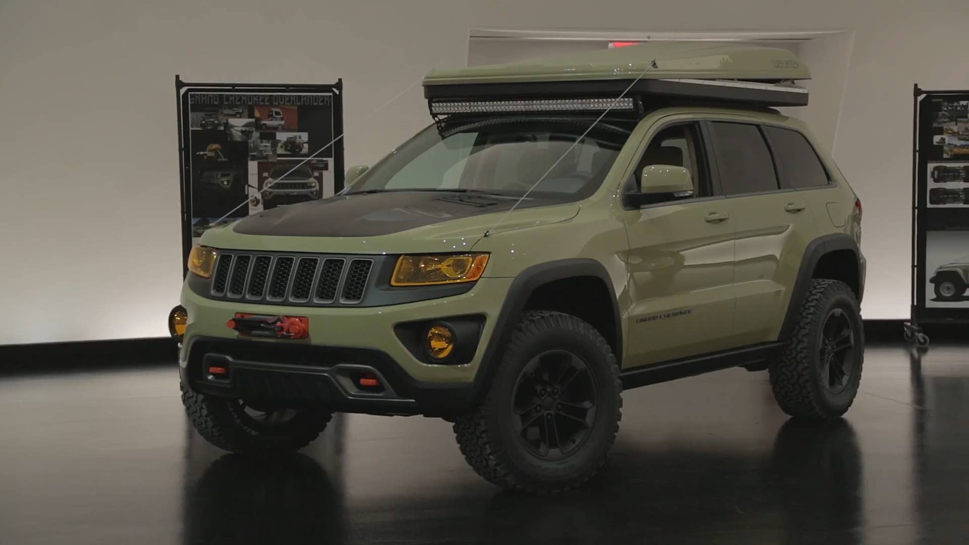 Jeep unveiled the Grand Cherokee Overlander, one of seven new concepts that will participate in the 49th annual Easter Jeep Safari in Moab, UT.