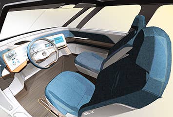 vw volkswagen budd-e concept ces 2016