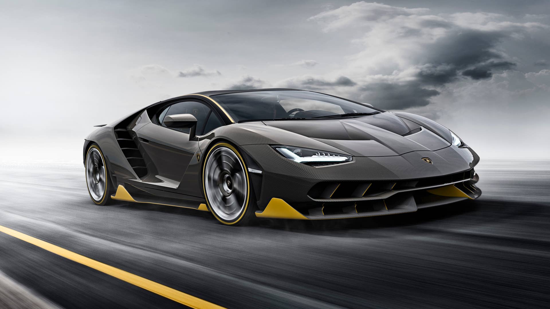 Lamborghini Centenario moving front 3/4