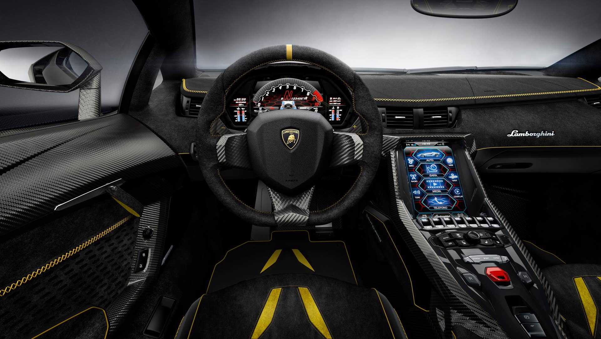 Lamborghini Centenario interior