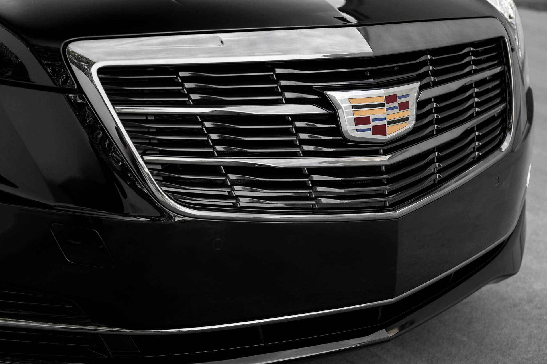 Cadillac ATS coupe with Black Chrome Package grille