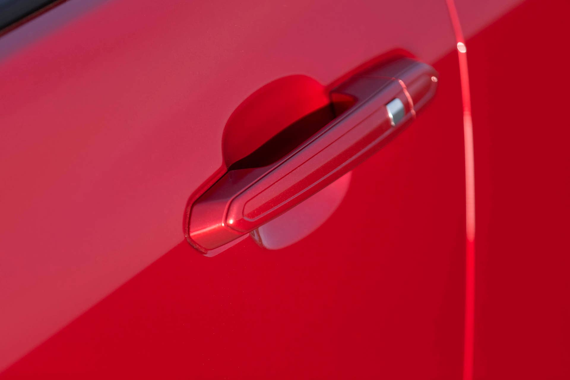 Cadillac ATS sedan with Black Chrome Package door handle