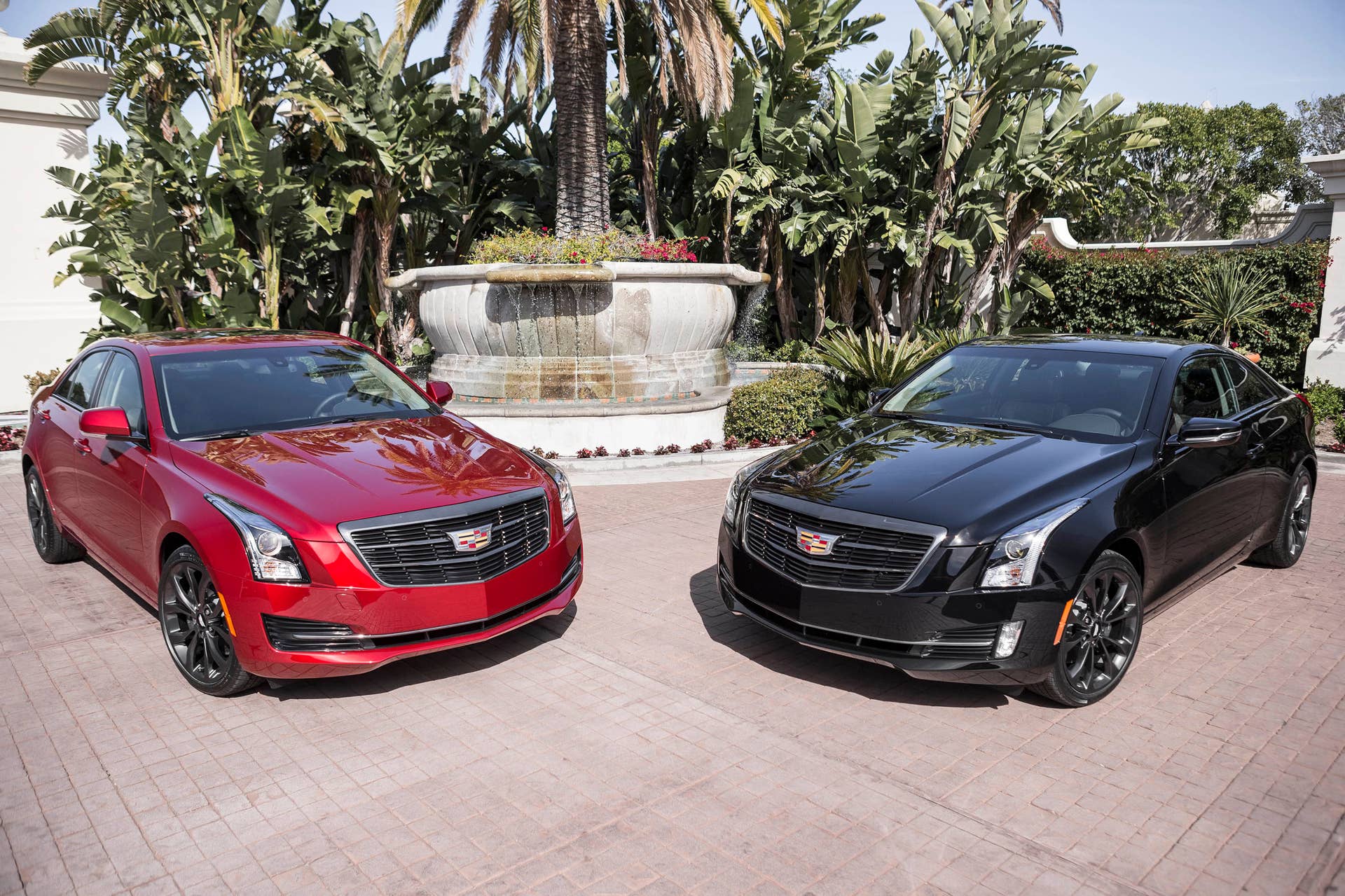 Cadillac ATS sedan and ATS coupe with Black Chrome Package