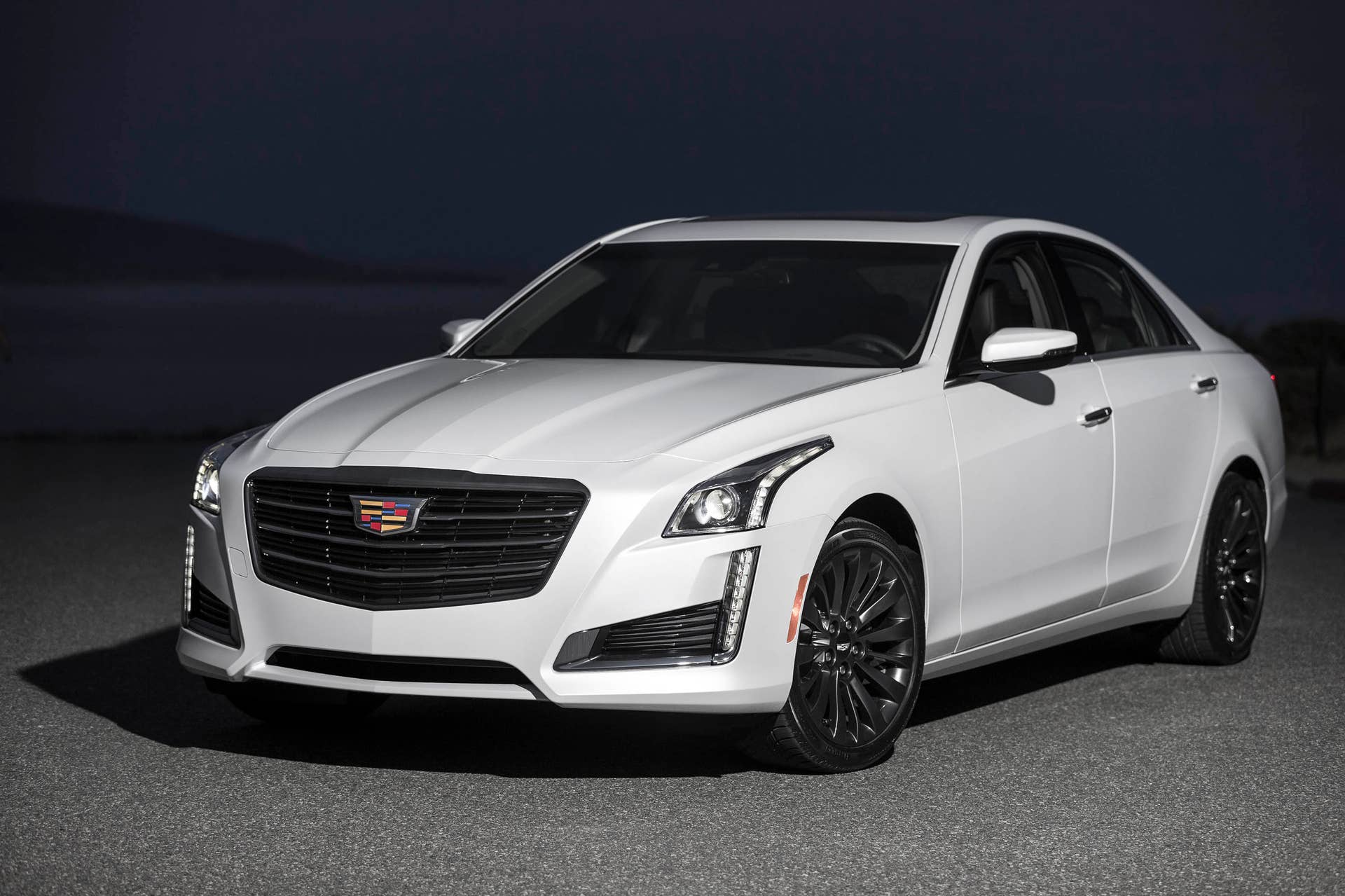 Cadillac CTS with Black Chrome Package front 3/4