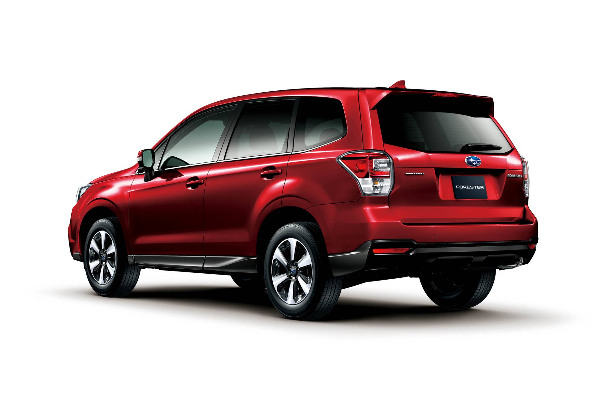 2016 Subaru Forester red rear 3/4