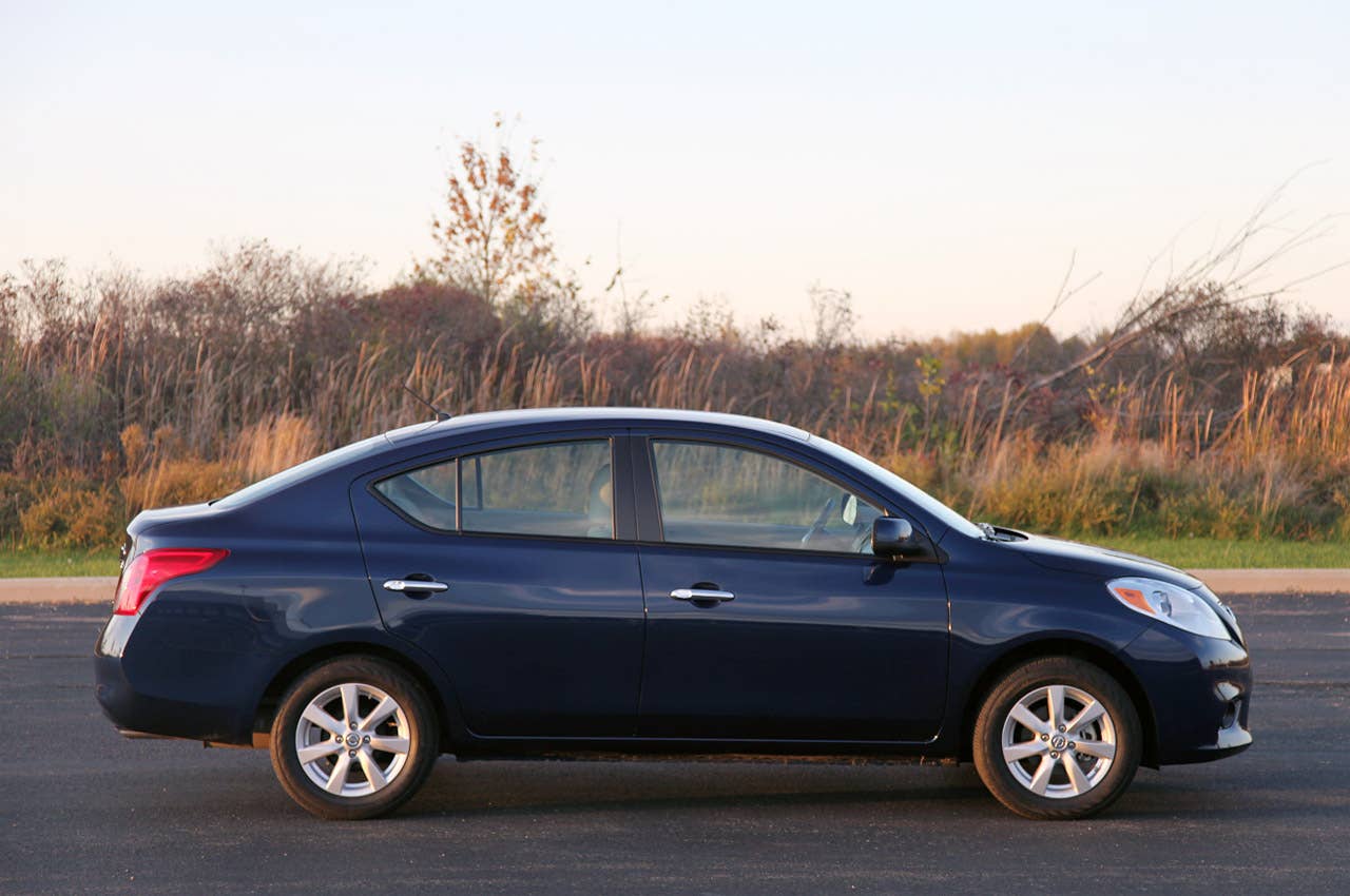 2012 Nissan Versa Sedan side view