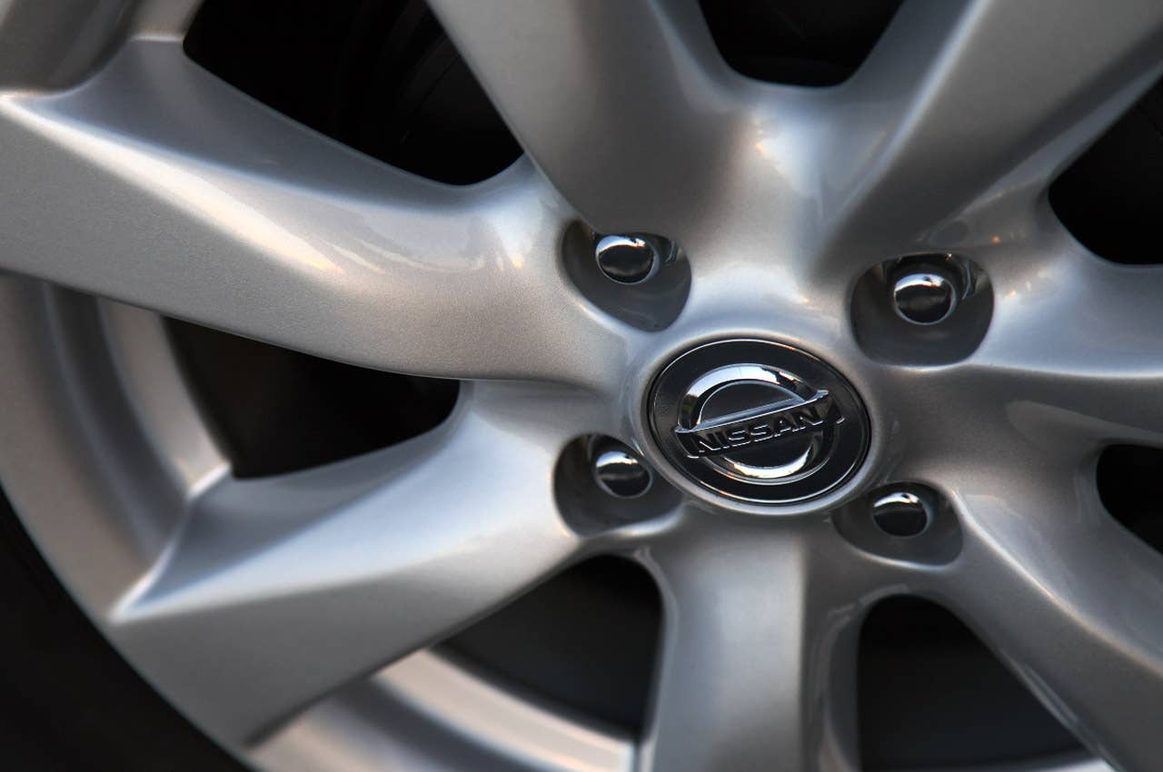 2012 Nissan Versa Sedan wheel detail