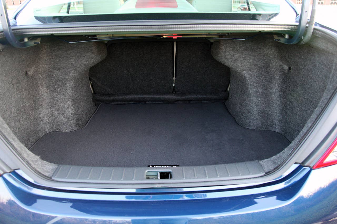 2012 Nissan Versa Sedan trunk