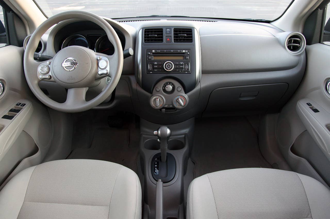2012 Nissan Versa Sedan interior