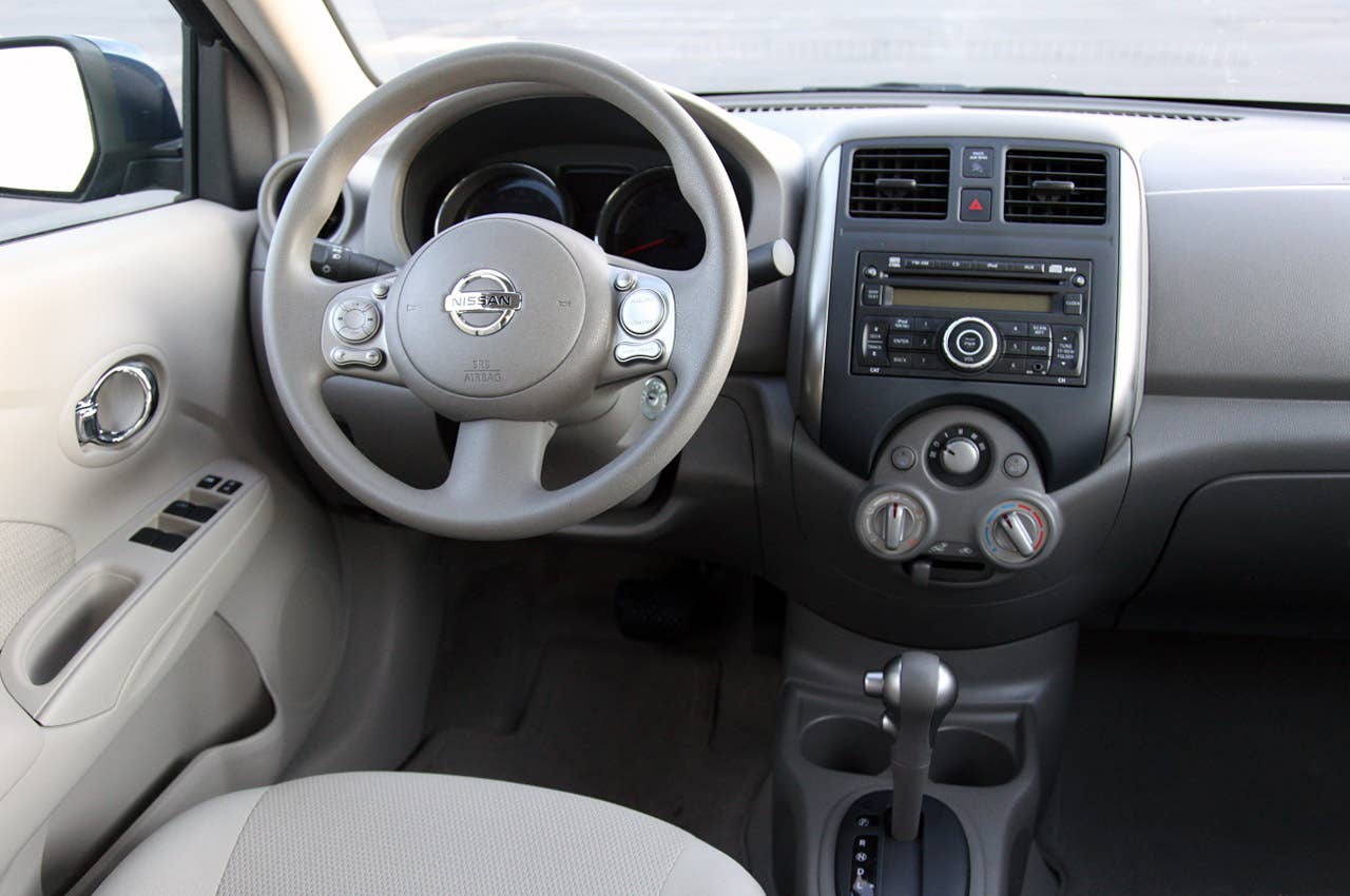 2012 Nissan Versa Sedan interior
