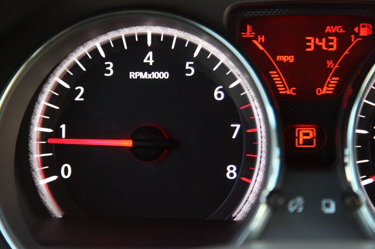 2012 Nissan Versa Sedan tachometer