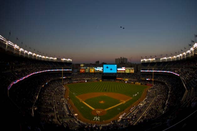 USAF United States Air Force U.S. Air Force Air Combat Command ACC Air National Guard ANG Air Force Birthday AFBday 177th Fighter Wing NJ New Jersey Atlantic City NYC New York Yankee Stadium flyover F-16C Fighting Falcon baseball MLB