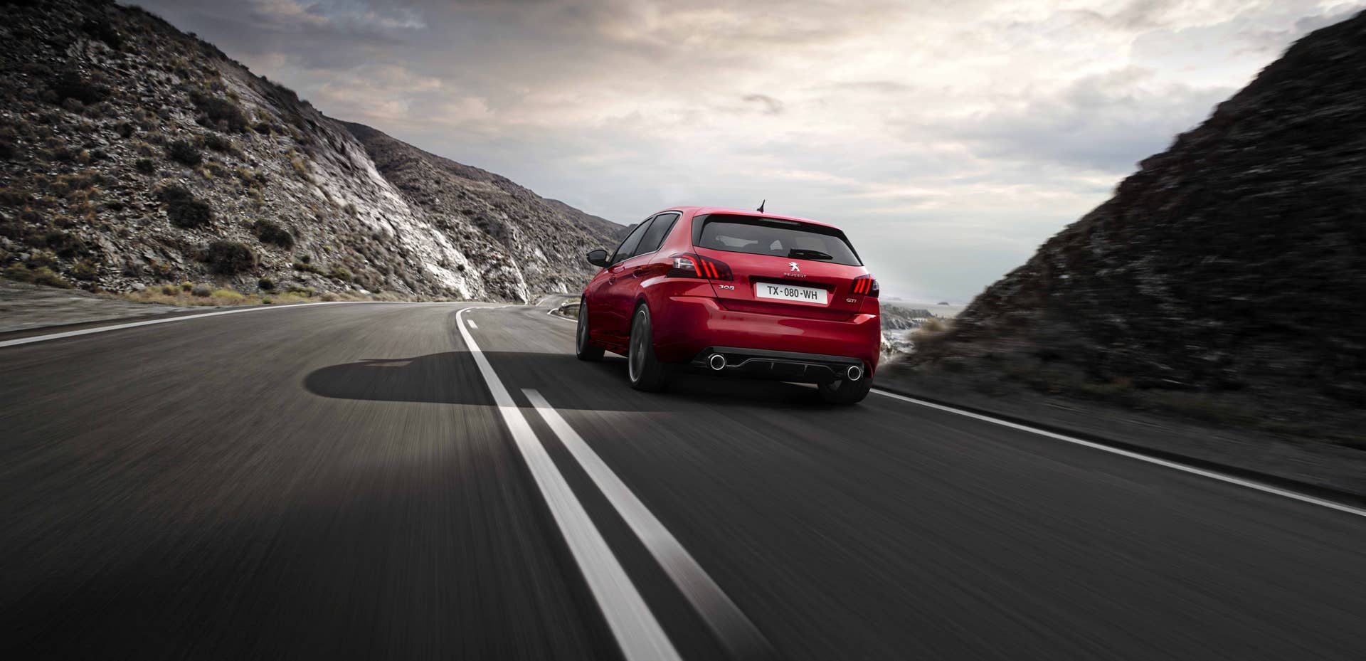 Peugeot 308 GTi rear 3/4 motion