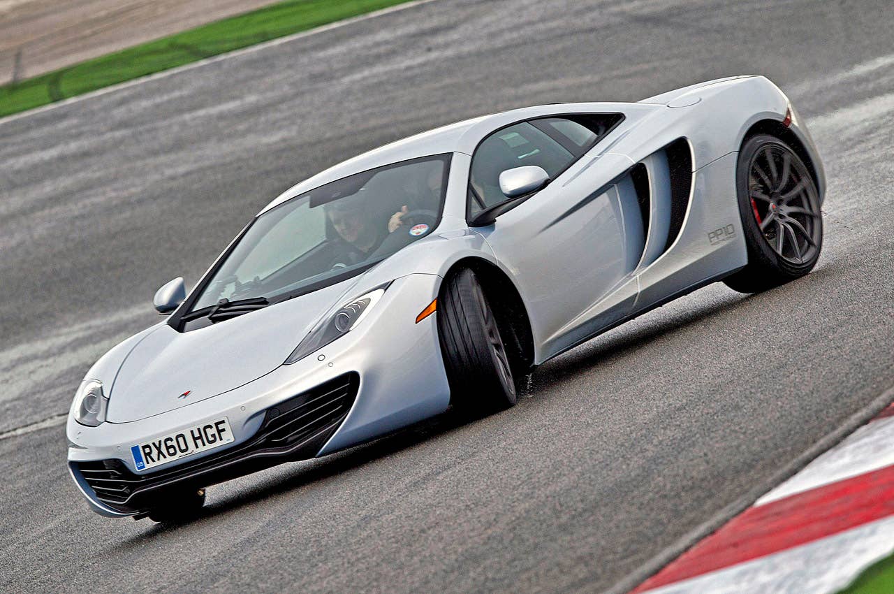 2012 McLaren MP4-12C powersliding