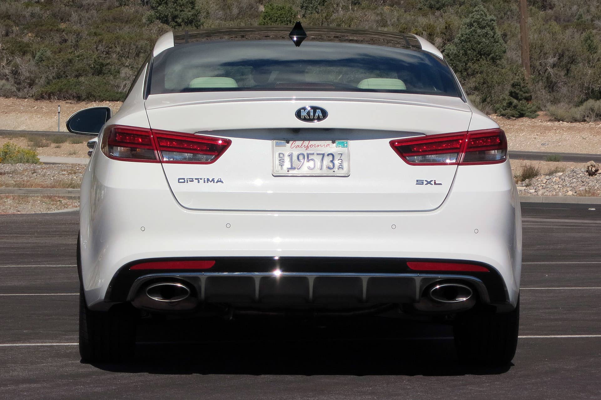 2016 Kia Optima 2.0T rear view