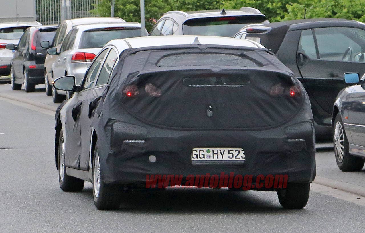 Hyundai hybrid prototype rear