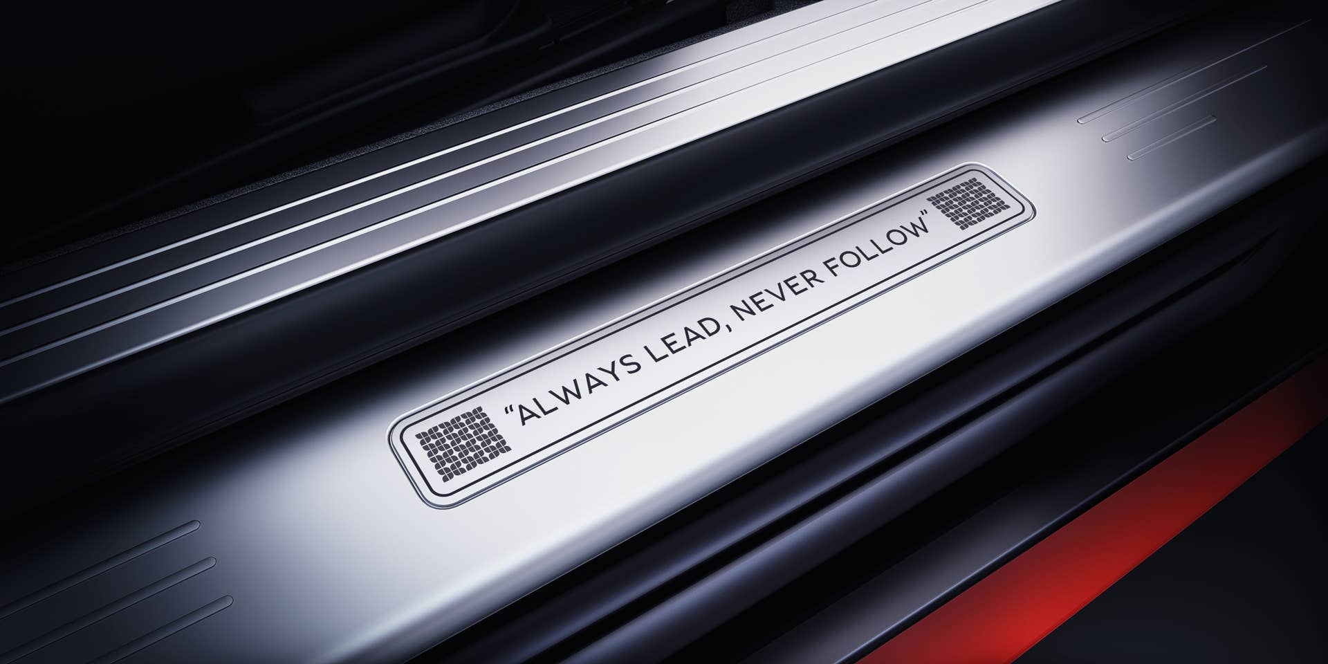 Bentley Monster by Mulliner tread sill door plate