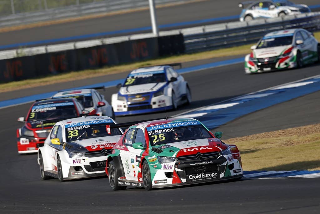 25 BENNANI Mehdi (mar) Citroen C Elysee team Sebastien Loeb racing action during the 2015 FIA WTCC World Touring Car Championship race at Buriram from October 31h to November 1st 2015, Thailand. Photo Francois Flamand / DPPI