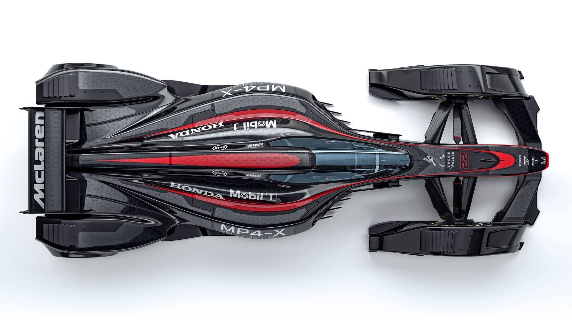 overhead mclaren mp4-x honda f1