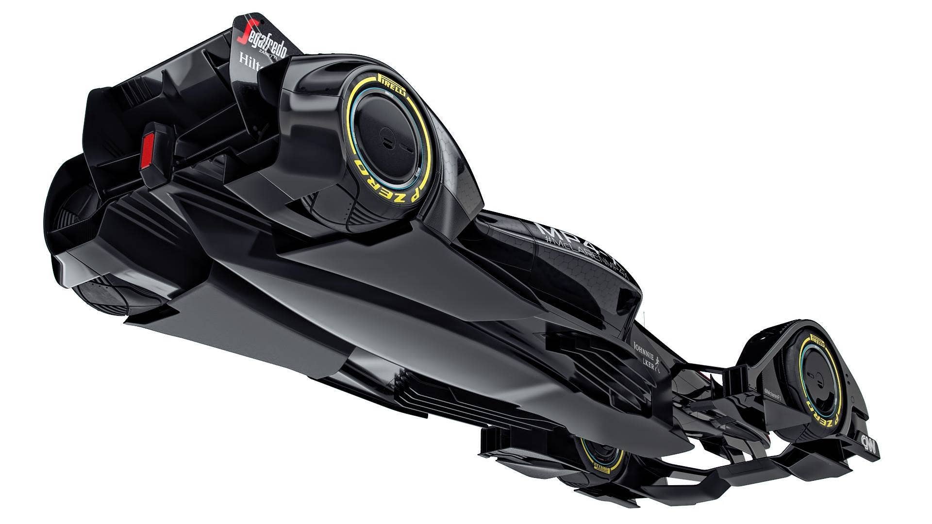 formula 1 mclaren mp4-x honda underside