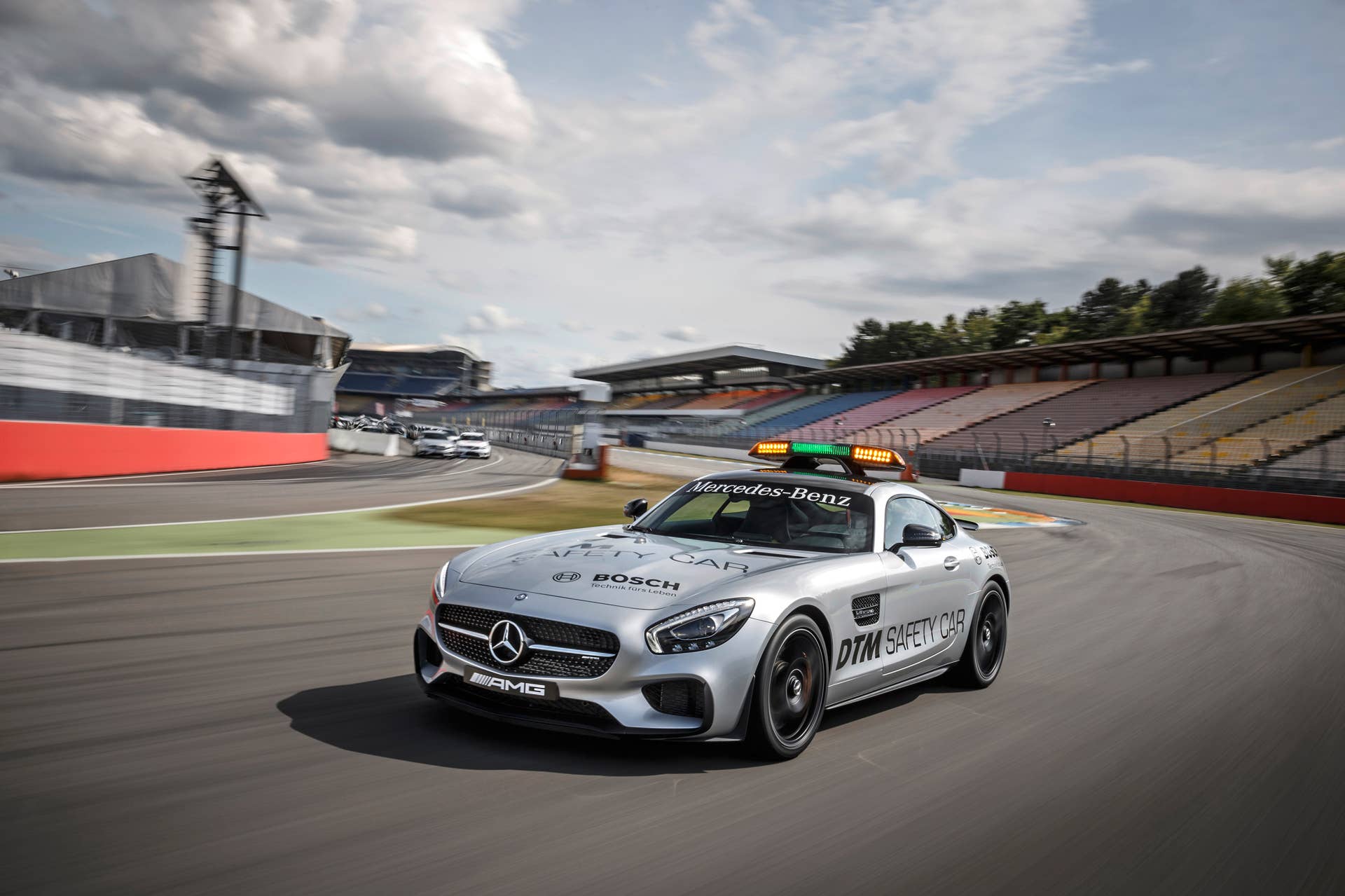 Mercedes-AMG GT DTM Safety Car track front 3/4