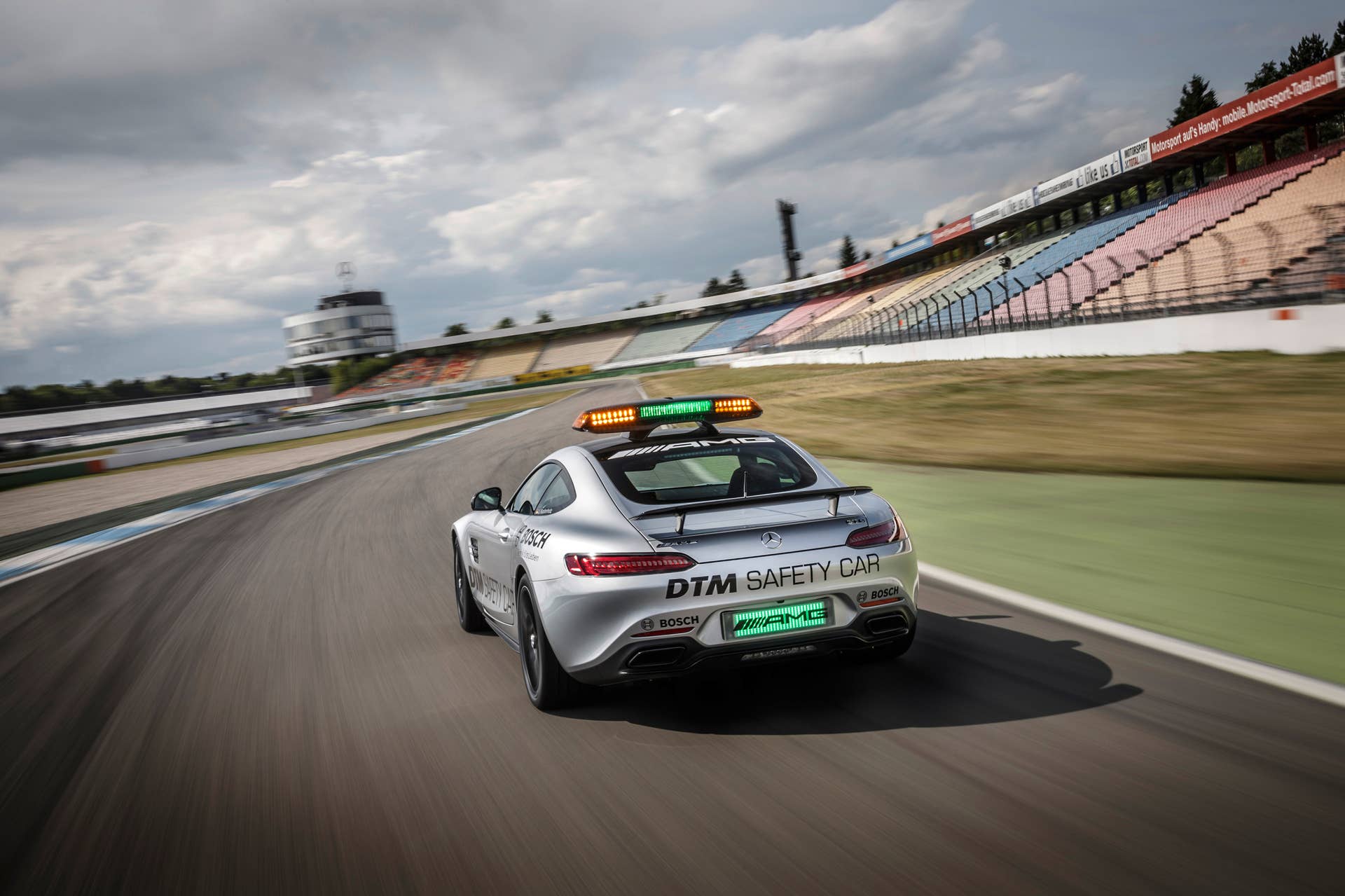Mercedes-AMG GT DTM Safety Car track rear 3/4