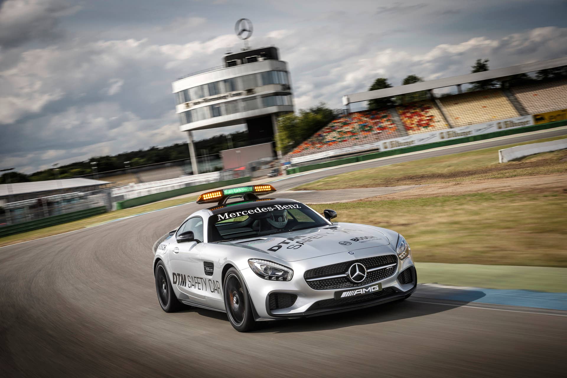 Mercedes-AMG GT Safety Car track front 3/4