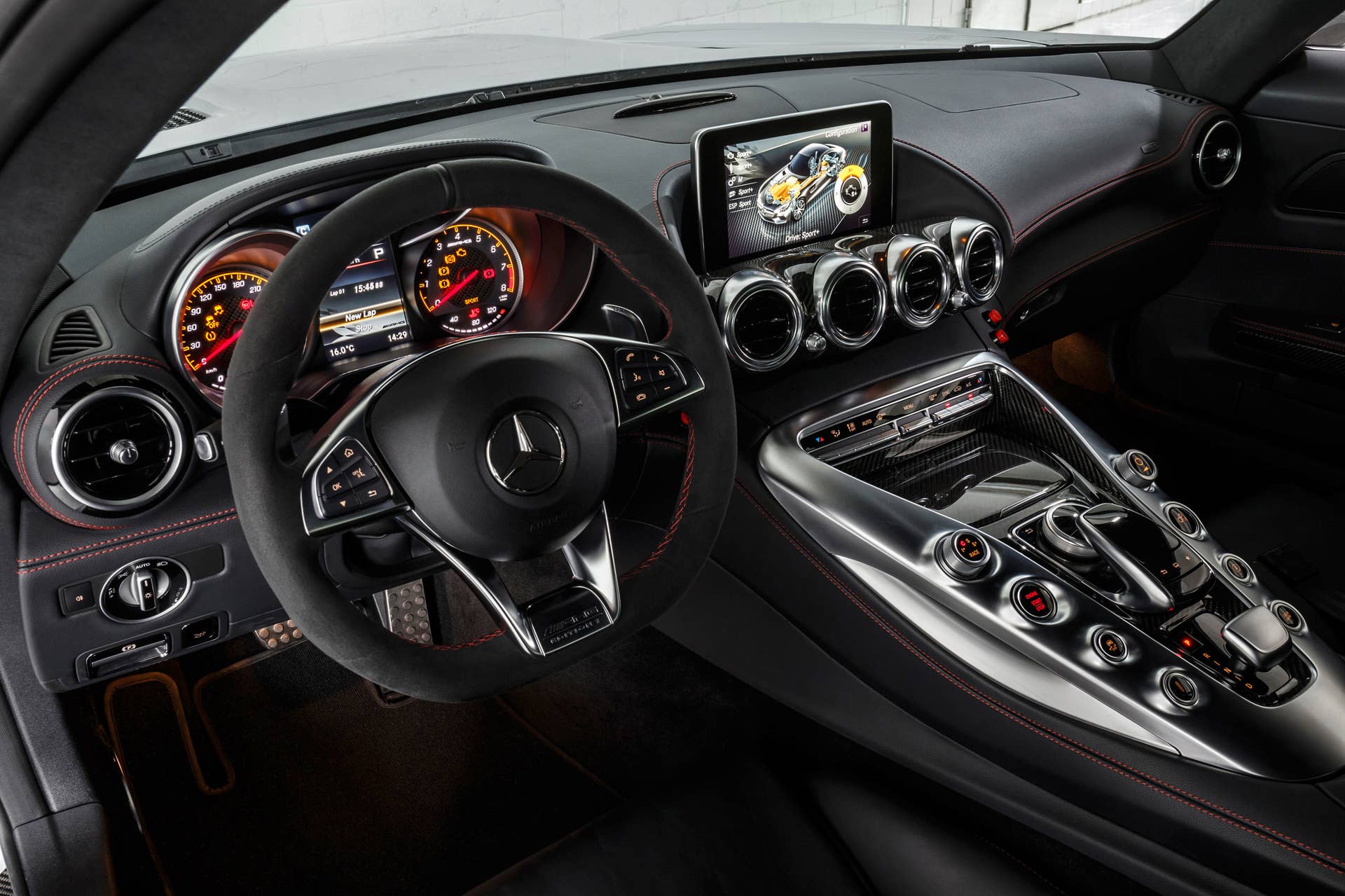 Mercedes-AMG GT DTM Safety Car interior dashboard