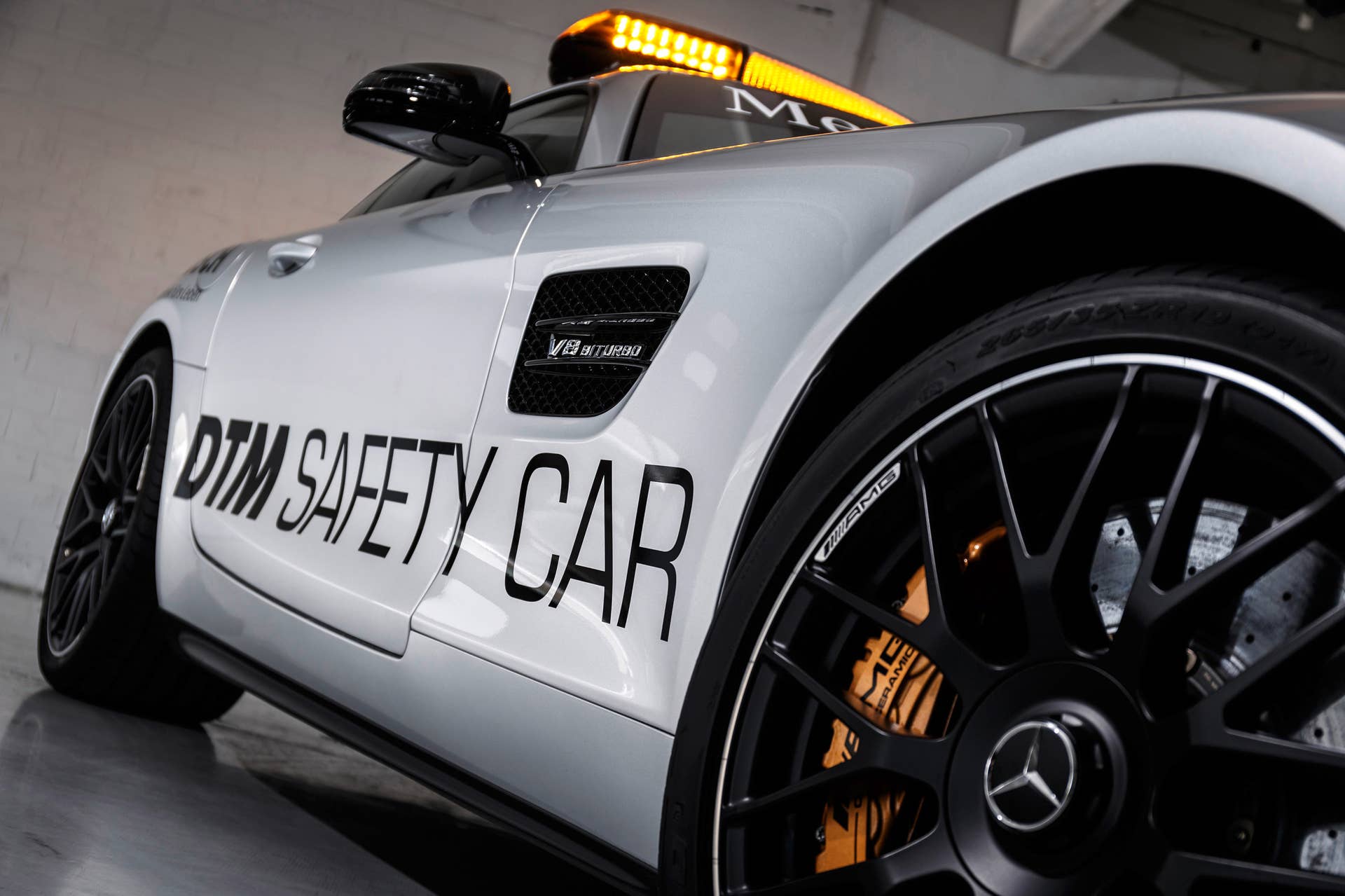 Mercedes-AMG GT DTM Safety Car garage side detail
