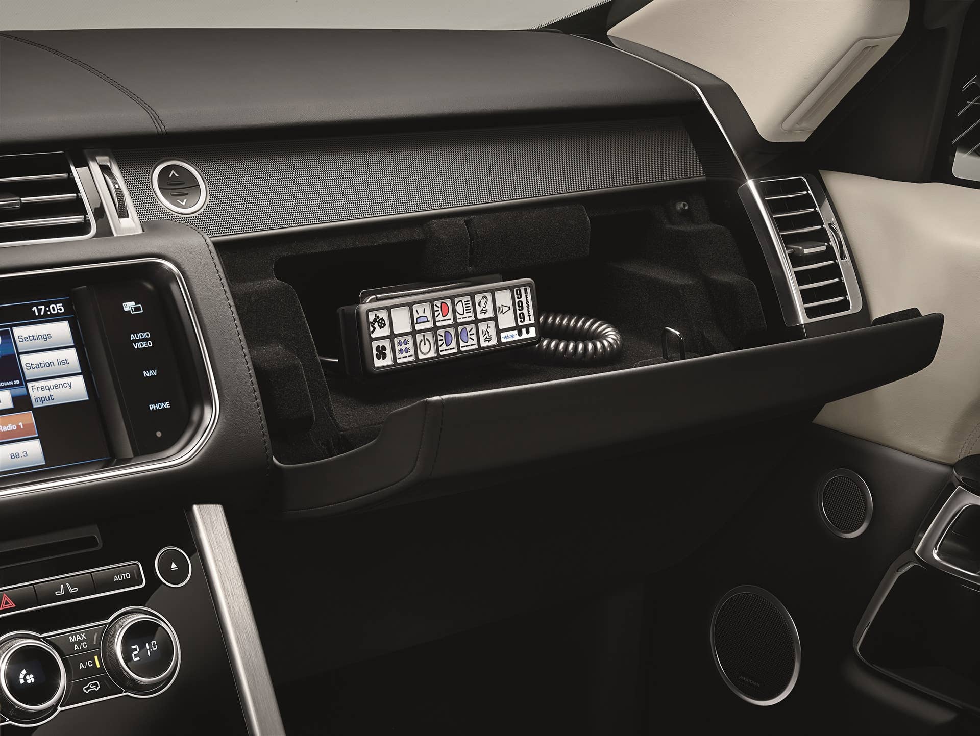rang rover sentinel light control land rover svo